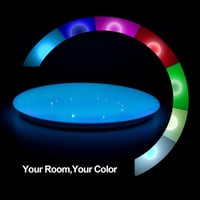 chysongoods 50 cm Csillagos Égbolt Mennyezeti Lámpa 1 db  Bluetooth Hangszóróval - RGB LED Színváltós, Fényerőszabályozható, Google Home Kompatibi 9