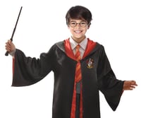 Harry Potter kostim za dječake - Službeni, veličina 9-11 godina, crno-crveni čarobnjački kostim 2