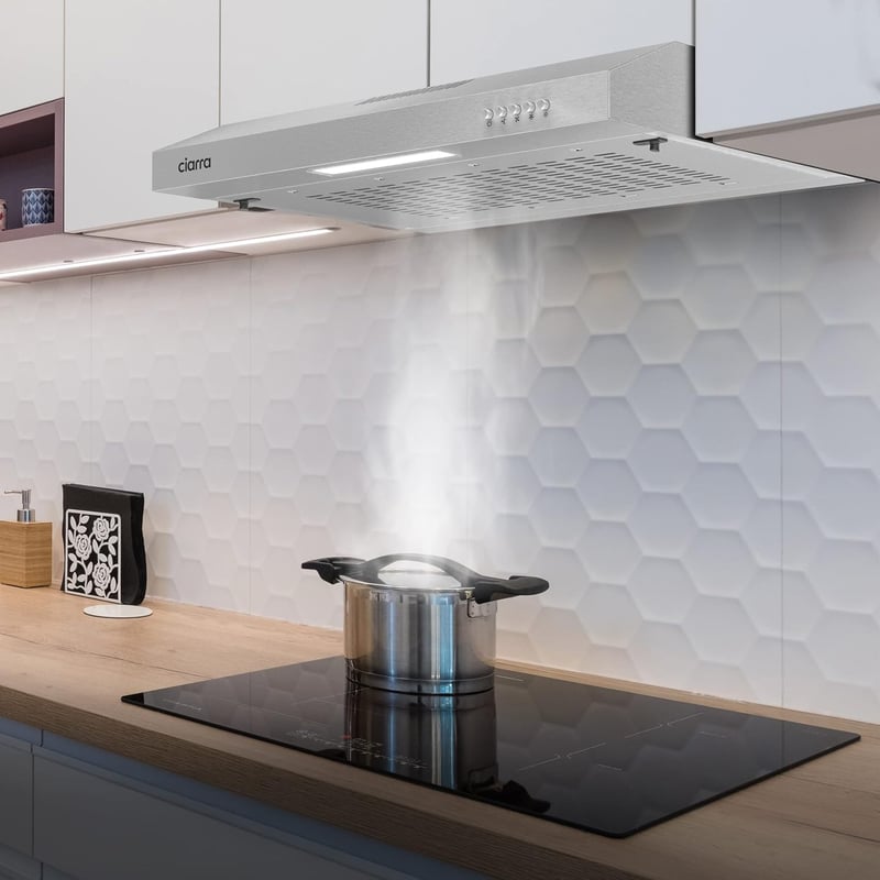 CIARRA 6903 Páraelszívó 60 cm Ezüst Konyhai Elszívó