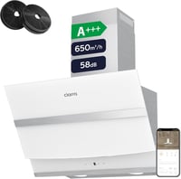 CIARRA ASW6736N 60 cm-es Páraelszívó Recirkulációs 650 m³/h Érintésvezérlés Rozsdamentes Acél 1