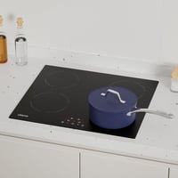 CIARRA CABBIH4 Beépíthető Indukciós Főzőlap 60cm - 4 Zónás, 9 Teljesítményszintű, Időzítővel, Érintőpanellel, 6000W, Fekete 2