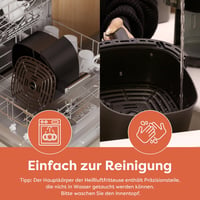 Ciarra CBAWAF1A AirFryer XL 5L 1500W olajmentes sütő 8 programmal 9
