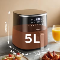 Ciarra CBAWAF1A AirFryer XL 5L 1500W olajmentes sütő 8 programmal 3