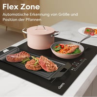 CIARRA CBBIH4BFF  Indukciós Főzőlap - 4 Zónás Üveg Felülettel, Érintésvezérléssel, 7200W Teljesítmény, 9 Fokozat 3