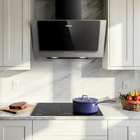 CIARRA CBCB6736C 60 cm-es Ferde Páraelszívó A++ 350 m³/h LED Világítás Fekete 2
