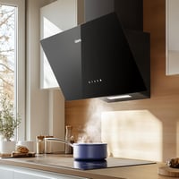 Hotă decorativă înclinată CIARRA CBCB6750C, 60 cm, A++, 350 m³/h - negru 2
