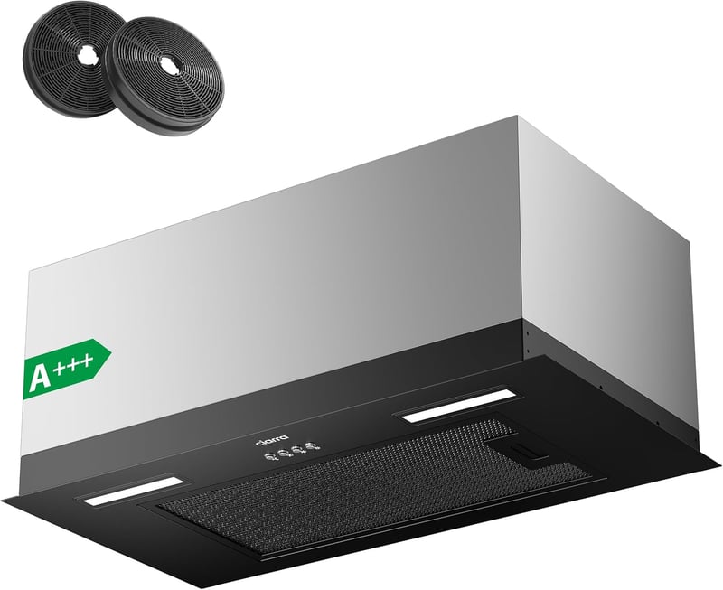 CIARRA CBCB6926A 60cm Beépített Páraelszívó LED Világítással 3 Fokozat Energiatakarékos
