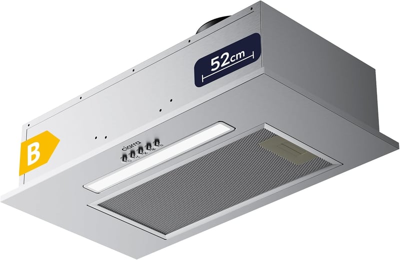 CIARRA CBCS5913D 52 cm-es Páraelszívó Modul 300 m³/h Rozsdamentes Acél