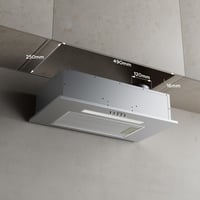 CIARRA CBCS5913D 52 cm-es Páraelszívó Modul 300 m³/h Rozsdamentes Acél 2