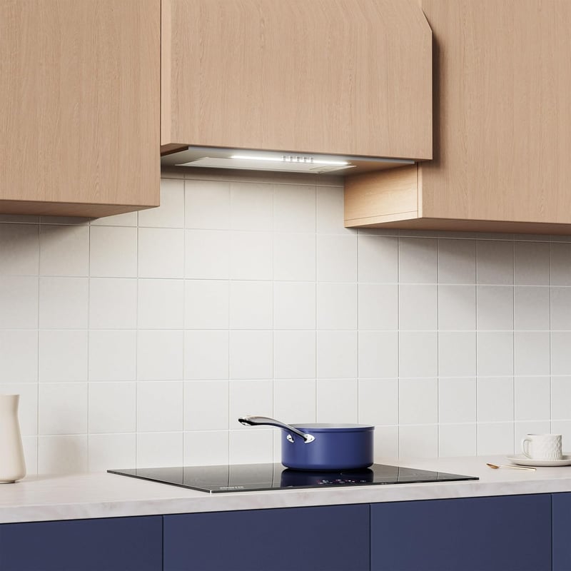CIARRA CBCS5913D 52 cm-es Páraelszívó Modul 300 m³/h Rozsdamentes Acél 3 Fokozat