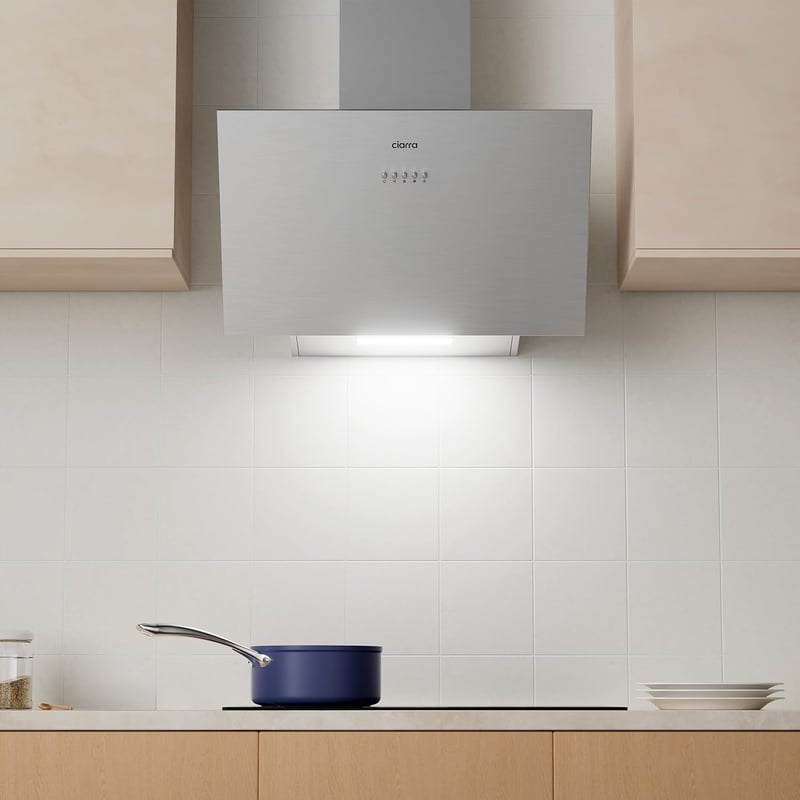 CIARRA CBCS6762A 60cm Ferde Páraelszívó A+++ Rozsdamentes Acél 650m³/h