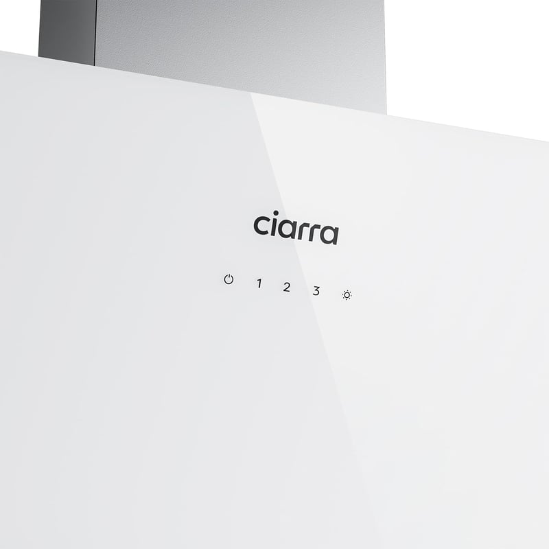 CIARRA CBCS6765C 60 cm-es fali páraelszívó, 580 m³/h, 3 fokozat, rozsdamentes acél