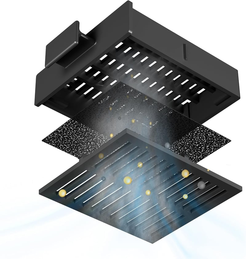 CIARRA CBCS6903D 60 cm Páraelszívó Recirkulációs Beépíthető Rozsdamentes Acél 3 Fokozat