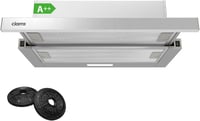 Ciarra CBCS6906D 60 cm-es Síkképernyős Páraelszívó, 370 m³/h, Rozsdamentes Acél, LED 1