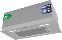 CIARRA CBCS6926A 60cm Beépített Konyhai Páraelszívó 3 Fokozat LED Szűrővel 1