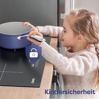 Plită cu Inducție CIARRA - 4 Zone, Suprafață din Vitroceramică Neagră, Control Tactil, 9 Nivele de Putere, cu Funcție Timer 7