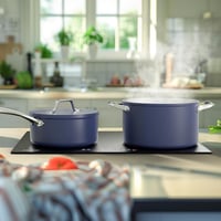 Plită cu Inducție CIARRA - 4 Zone, Suprafață din Vitroceramică Neagră, Control Tactil, 9 Nivele de Putere, cu Funcție Timer 10
