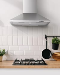 CIARRA Páraelszívó 60 cm Rozsdamentes Acél Fali Konyhai Elszívó 370 m³/h LED Világítással 3 Fokozat 2