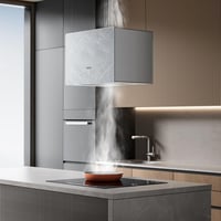Ciarra Pinnacle 48cm Szigetközi Páraelszívó 700m³/h WiFi APP Érintésvezérlés Mármor 4