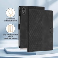 Puzdro na tablet Cicili Flip pre Xiaomi Redmi Pad 2 Pro 12.1 / Poco Pad 12.1, ochranné folio puzdro z PU kože so stojanom a vreckom, čierne 2