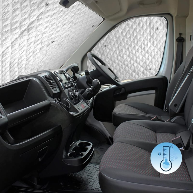 CICMOD Fiat Ducato szélvédő takaró napvédő hővédelem belső szőnyeg