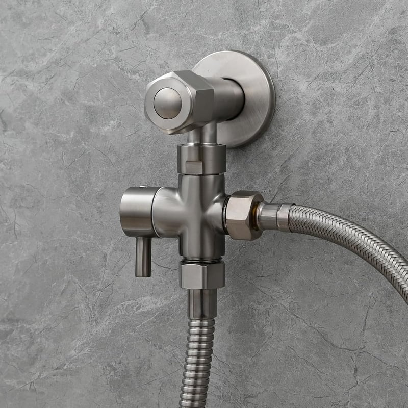 CIENCIA Bidet Kézi Zuhanyzó Rozsdamentes Acél WC Sprayer Shattaf Szett