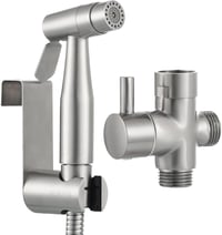 CIENCIA Bidet Kézi Zuhanyzó Rozsdamentes Acél WC Sprayer Shattaf Szett 1