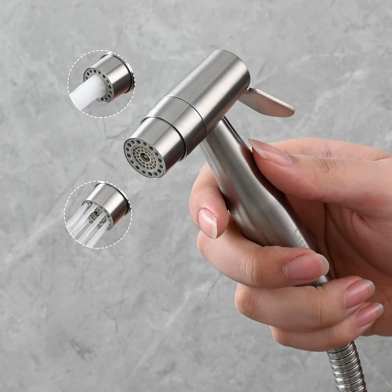 CIENCIA Prémium rozsdamentes acél kézi bidet spray WC tisztítóhoz