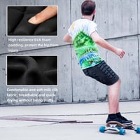 Cienfy 3D csípővédő EVA párnázott rövidnadrág síeléshez, korcsolyázáshoz és gördeszkazáshoz 5