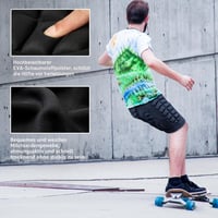 Cienfy 3D csípővédő EVA párnázott rövidnadrág síeléshez korcsolyázáshoz 2XL 5