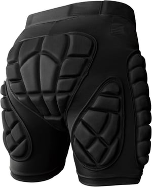 Pantaloni scurți cu protecție pentru șolduri și fese Cienfy 3D EVA - negru - mărimea S