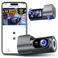 Autokamera Cievie C200 4K so 64 GB SD kartou, 5 GHz Wi-Fi, 360° otočná, 1,5" IPS displej, WDR nočné videnie, 24/7 parkovací režim 1
