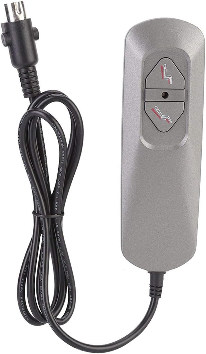 Cikonielf Elektromos Relax Fotel Kapcsoló 2 Gombos Kézi Vezérlő ABS Anyag 5V Dönthető Kanapé Alkatrész