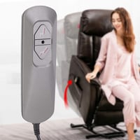 Cikonielf Elektromos Relax Fotel Kapcsoló 2 Gombos Kézi Vezérlő ABS Anyag 5V Dönthető Kanapé Alkatrész 6