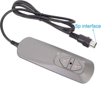 Cikonielf Elektromos Relax Fotel Kapcsoló 2 Gombos Kézi Vezérlő ABS Anyag 5V Dönthető Kanapé Alkatrész 3
