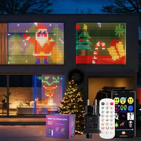 CILIENG Okos LED Fényfüggöny 400 LED RGB Izzóval - 300+ Dinamikus Mód, Távirányítóval és Applikációval - Karácsonyi Dekoráció  1