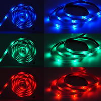 CILIENG RGB LED Szalag 12m - IP65 Vízálló, 16 Millió Szín, Öntapadós, Zenére Változó Fények, Távirányítóval - Bel- és Kültéri Dekorációhoz 8