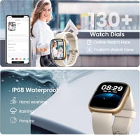 Ceas inteligent Cillso pentru bărbați și femei, ecran tactil HD de 1,95", funcție de apelare, peste 110 moduri sport, monitorizare ritm cardiac, monitorizare somn, tracker fitness 6