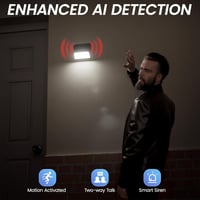 Cinnado Kültéri Biztonsági Kamera 2K Felbontással - Napelemes WiFi Megfigyelő Kamera, Mozgásérzékelő, Színes Éjjellátó, Alexa és Google Komp 5