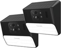 Cinnado Kültéri Biztonsági Kamera 2K Felbontással - Napelemes WiFi Megfigyelő Kamera, Mozgásérzékelő, Színes Éjjellátó, Alexa és Google Komp 1