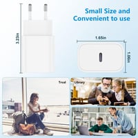 Cionum 20W USB-C gyors töltő iPhone 16/15/14/13/12 típusokhoz 5