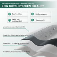 Ciremiv Autós Felfújható Matrac Pumpával - Dupla Oldali Zöld-Szürke Kempingmatrac SUV-hoz, Utazáshoz, Teljes Kiegészítő Szett - Double-sided Flocking Green + Grey 4