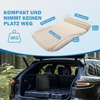 Ciremiv Autós Felfújható Matrac - Szivárgásmentes Kempingágy SUV-ba, Kisbuszba, 300kg Teherbírás, Elektromos Pumpával és Kiegészítőkkel 9