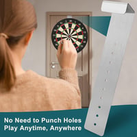 CiShow Darts Tábla Fali Tartó Konzol - Fém Dartboard Rögzítő Szett Csavarokkal és EVA Párnázással, Acél Darts Táblákhoz

AI: I've created a  4