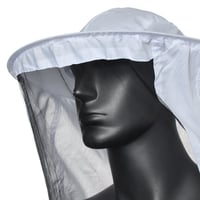 Cisixin včelárska bunda s klobúkom a závojom, profesionálny včelársky ochranný odev, biela, šírka ramien 38 cm 8