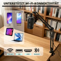 Prenosný kresliaci projektor CISSIYOG, stolný skicár s diaľkovým ovládaním, stojanom a WiFi pripojením na kreslenie a tvorbu šablón 6