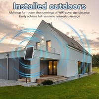 CISSIYOG WiFi erősítő napelemes 100m hatótáv 300Mbps ismétlő bővítő 5