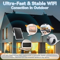 CISSIYOG WiFi erősítő napelemes 100m hatótáv 300Mbps ismétlő bővítő 7