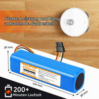 CITYORK 14,4V 5600mAh Náhradná batéria pre robotický vysávač Dreame L10s Ultra Pro D10s D10 Plus L10 Prime D9 F9 Max Roborock Q8 Q7 Q5 Max 3