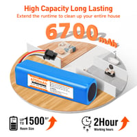 CITYORK 14,4V 5600mAh Náhradná batéria pre robotický vysávač Dreame L10s Ultra Pro D10s D10 Plus L10 Prime D9 F9 Max Roborock Q8 Q7 Q5 Max 6